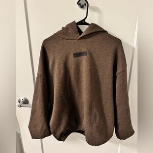 Fear of God Essentials Heather Wood Hoodie